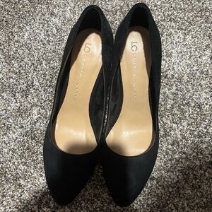 LC Lauren Conrad Black Heels